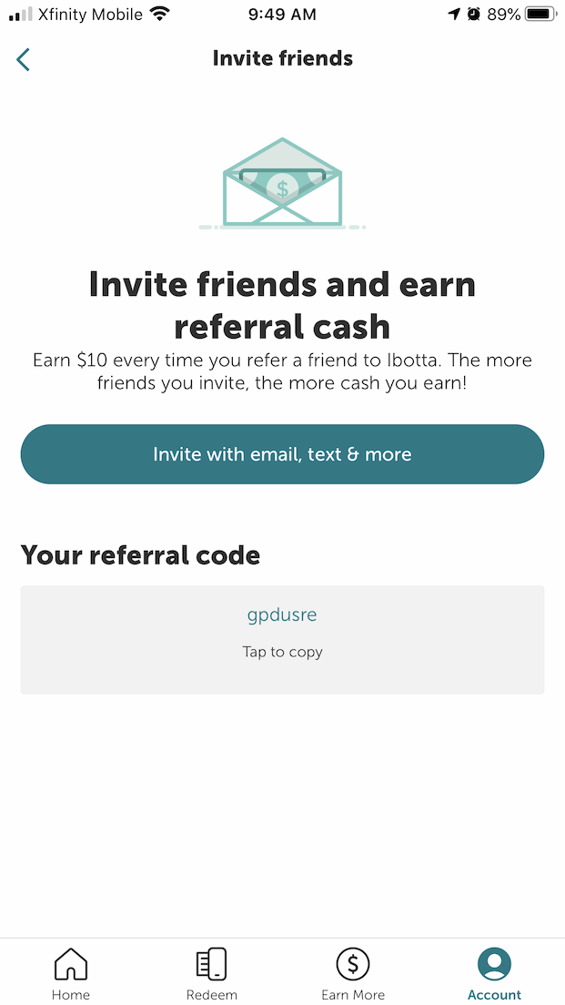 ibotta referral $10 $20